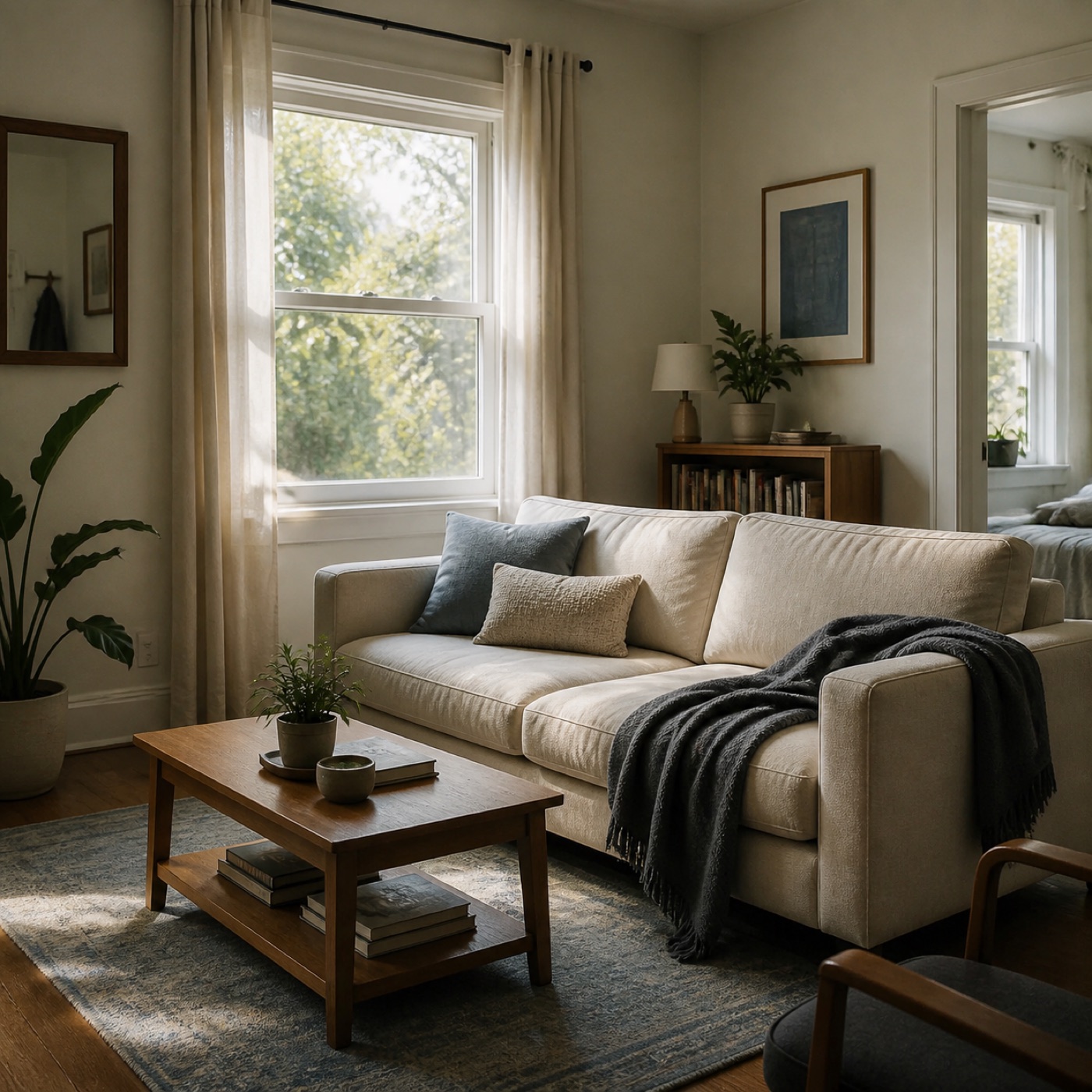 Interior of a sample US rental property